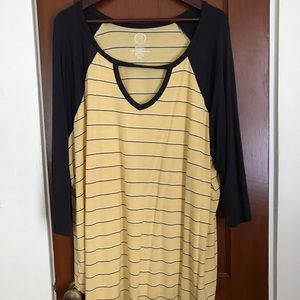 3/4 length sleeve blouse